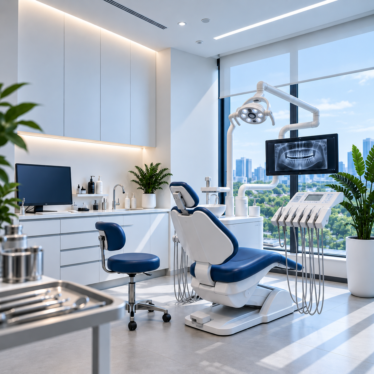 Интерьер клиники Denty